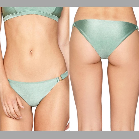 NWT Amuse Society Mallory Lustrous Bikini‎ Bottom X - Picture 1 of 12